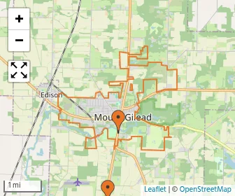Area schools map